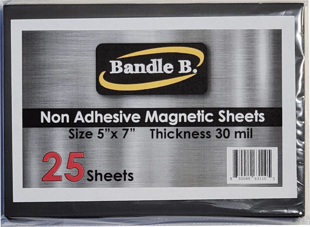 magnetic craft sheets size 5 by 7 inches 25 sheets